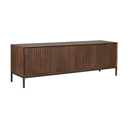 TV Stand Madison Mango Wood Brown 165cm Starfurn