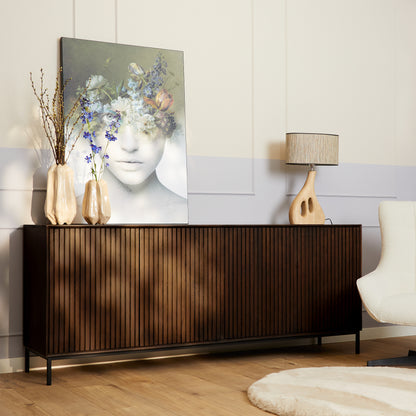 Madison Mango Wood Brown Sideboard 210cm Starfurn