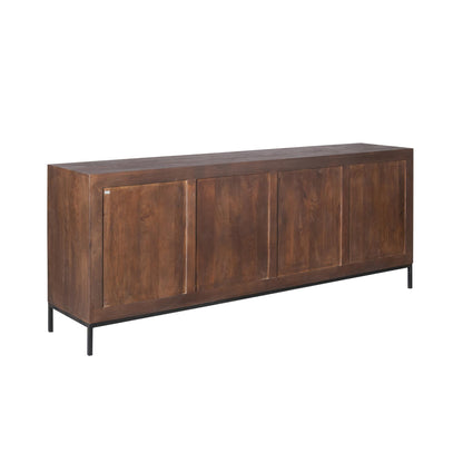 Madison Mango Wood Brown Sideboard 210cm Starfurn