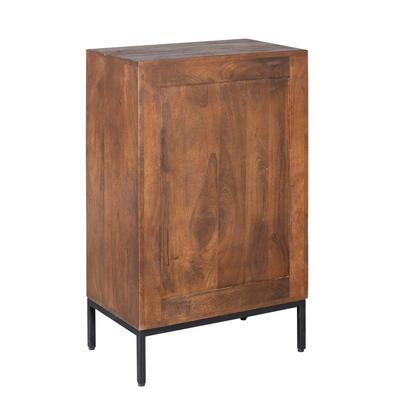 Wine Cabinet Madison Mango Wood Brown 55cm Starfurn