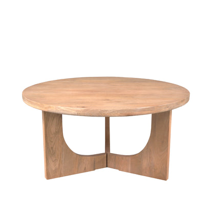 Coffee Table Guus Natural Mango Wood 80cm Starfurn