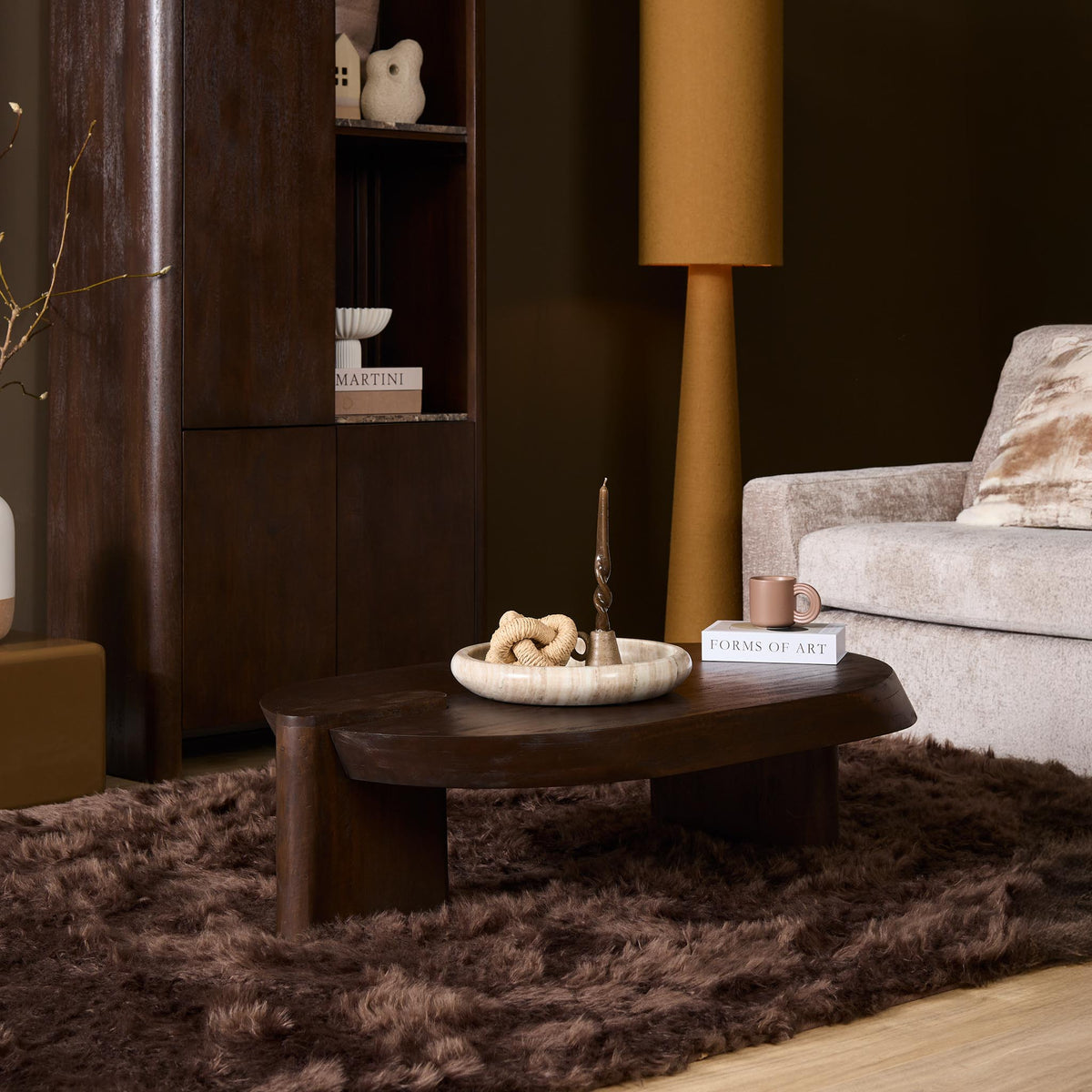 Coffee Table Rava Mango Wood Brown 125cm Starfurn