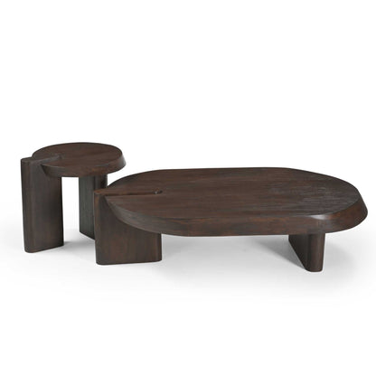 Coffee Table Rava Mango Wood Brown 125cm Starfurn