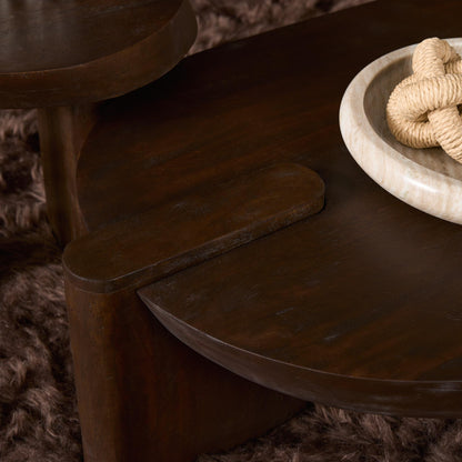 Coffee Table Rava Mango Wood Brown 125cm Starfurn