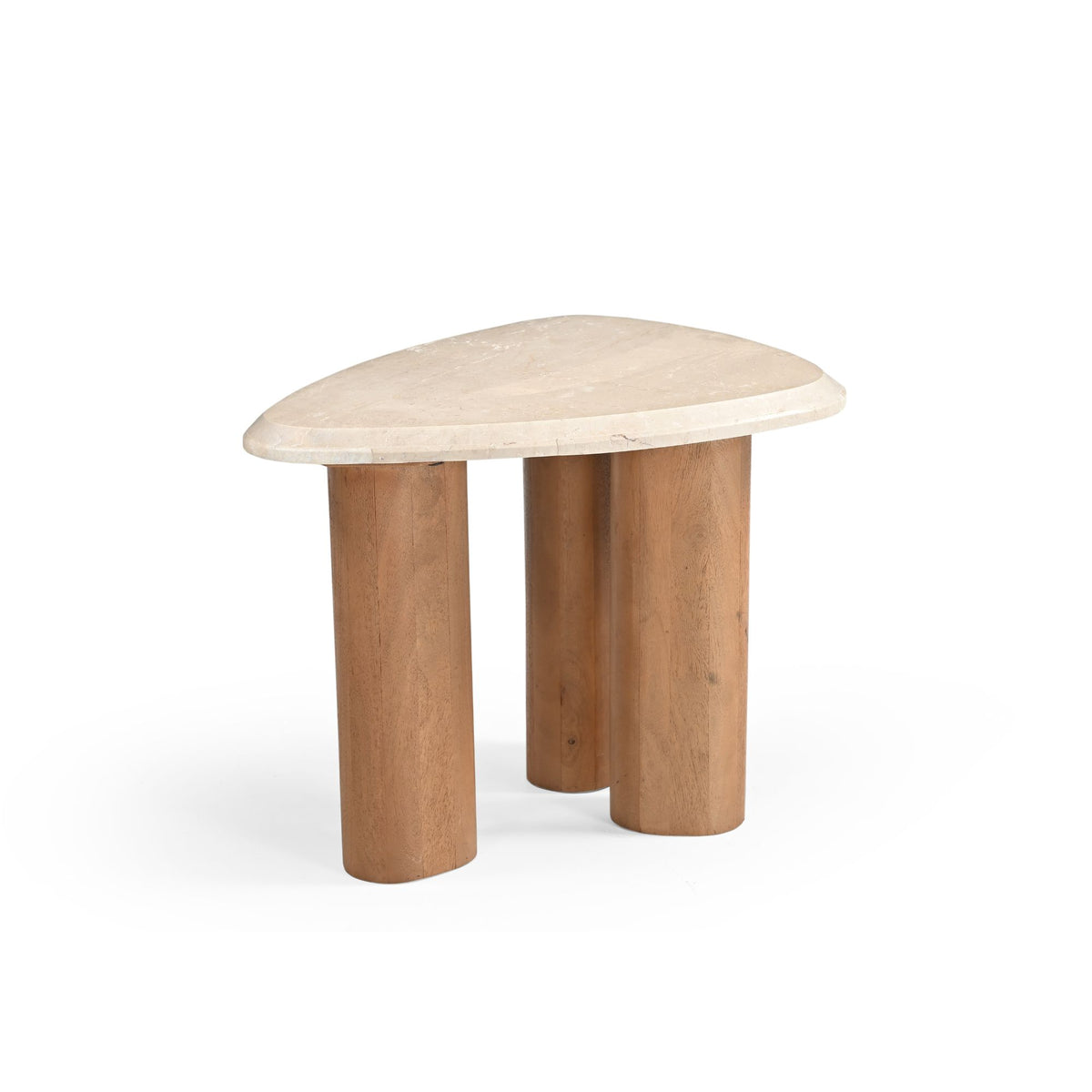 Side table Nuvé Botticino Natural Marble 60cm Starfurn
