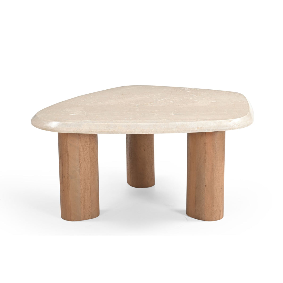 Coffee table Nuvé Botticino Natural Marble 84cm Starfurn