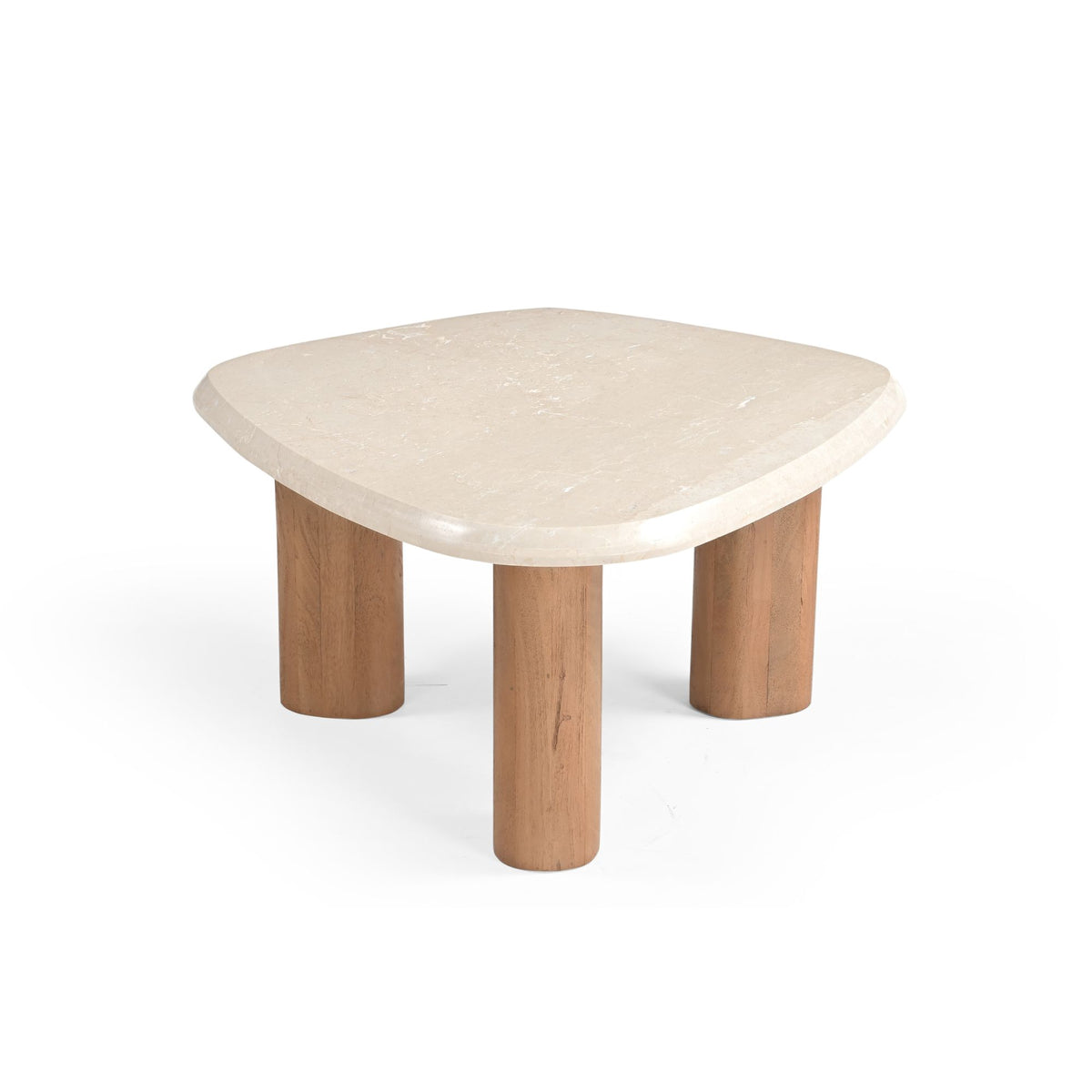 Coffee table Nuvé Botticino Natural Marble 84cm Starfurn