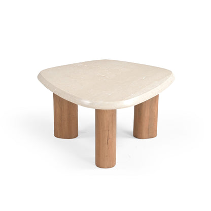 Coffee table Nuvé Botticino Natural Marble 84cm Starfurn