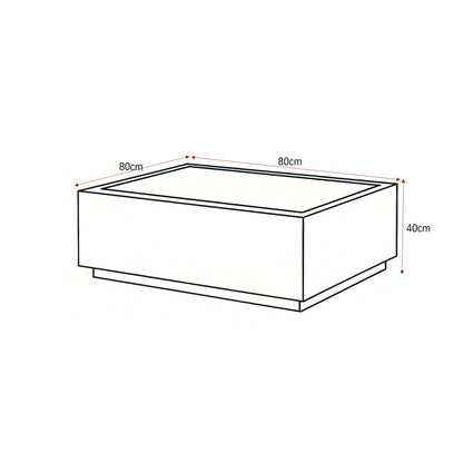 Coffee table Nuvé Botticino Natural Marble 100cm Starfurn