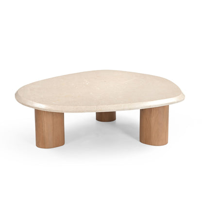 Coffee table Nuvé Botticino Natural Marble 100cm Starfurn