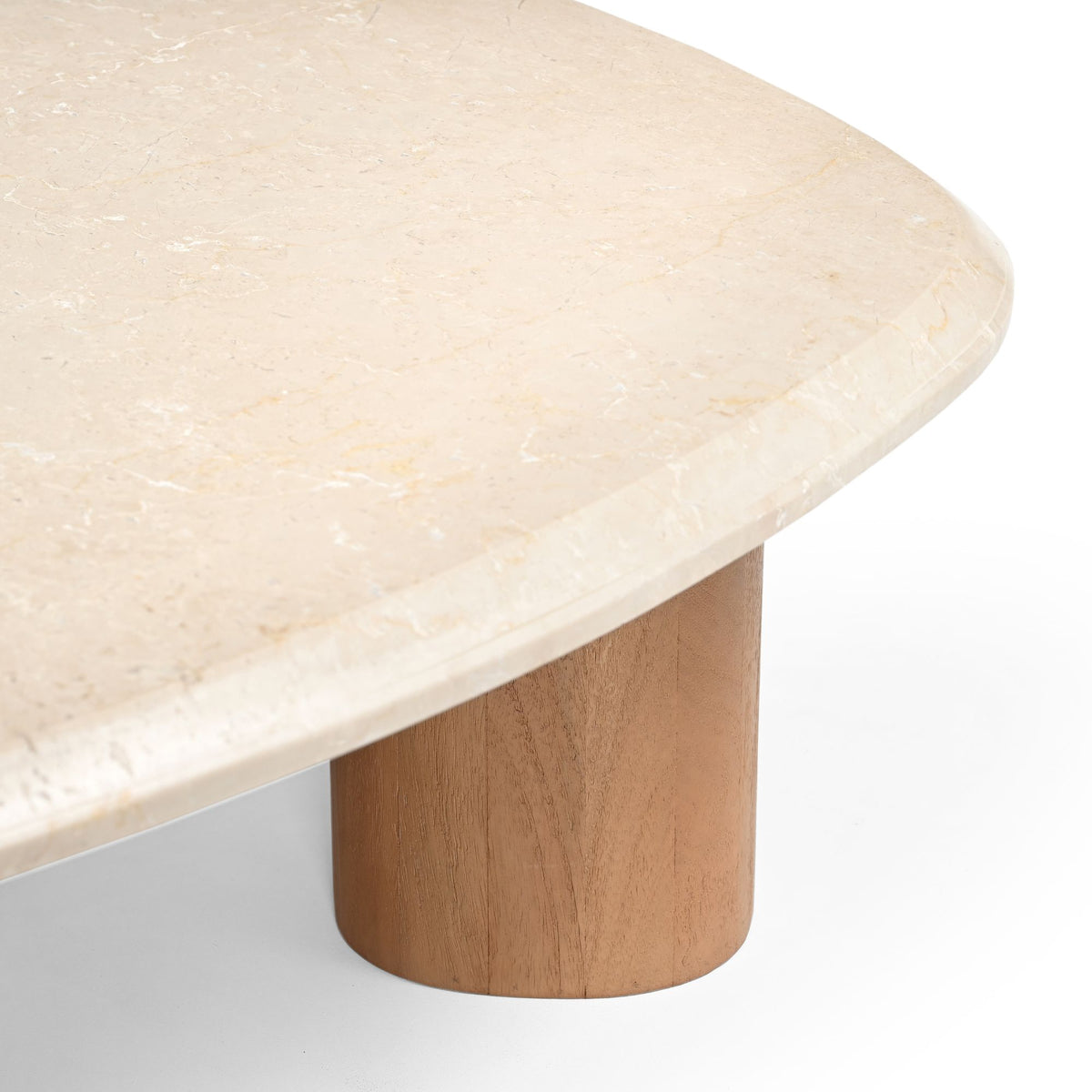 Coffee table Nuvé Botticino Natural Marble 100cm Starfurn