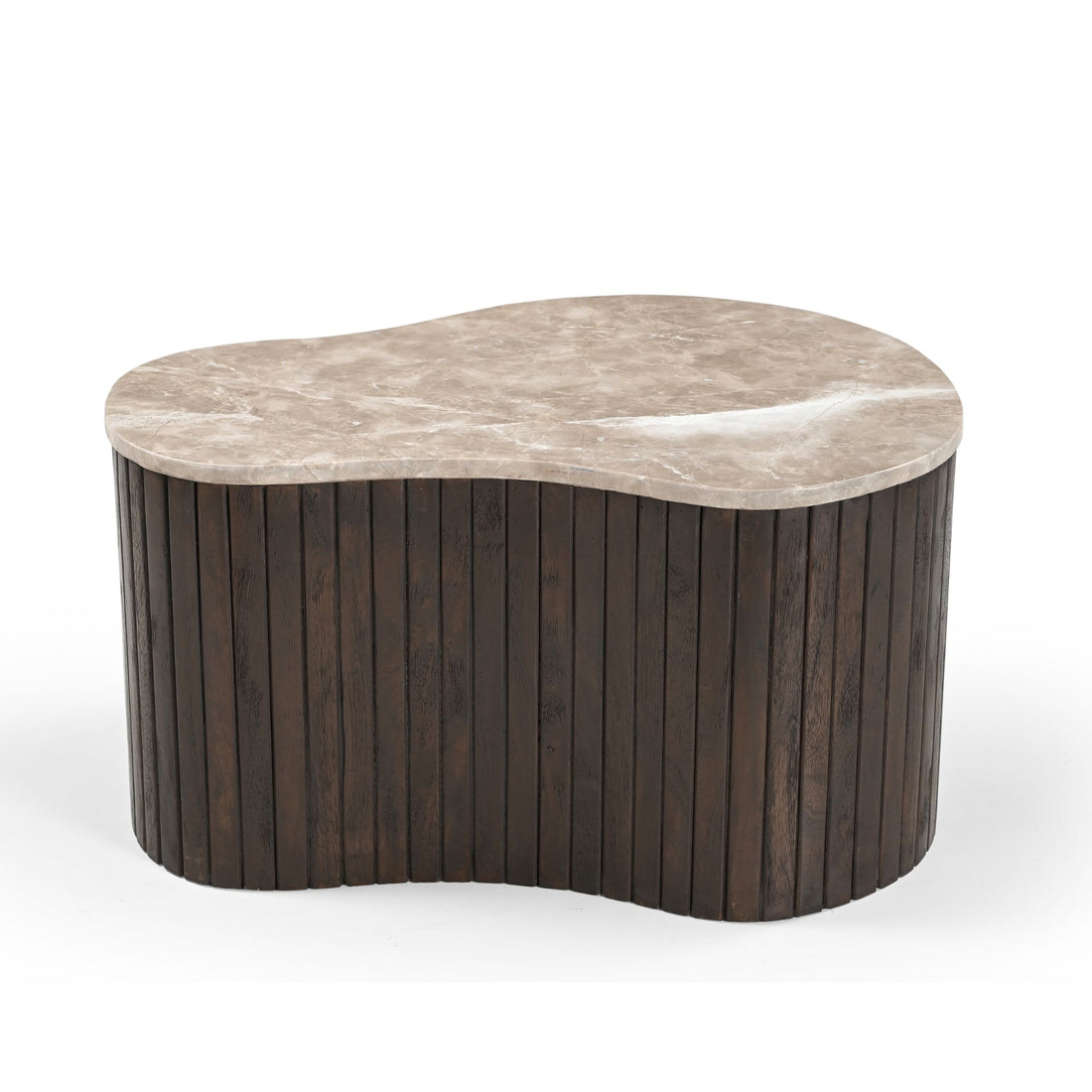 Coffee Table Nomi Mango Wood Brown 70cm Starfurn