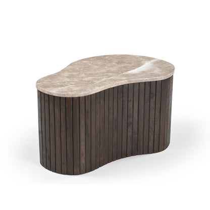 Coffee Table Nomi Mango Wood Brown 70cm Starfurn