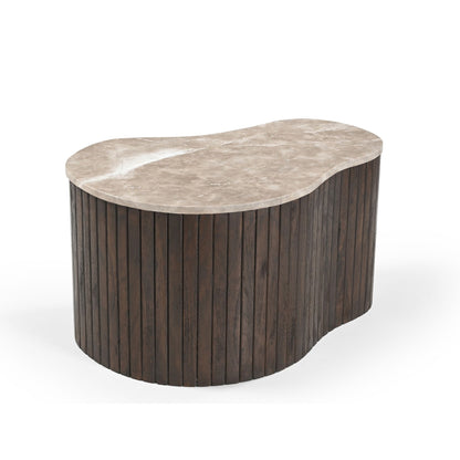Coffee Table Nomi Mango Wood Brown 70cm Starfurn