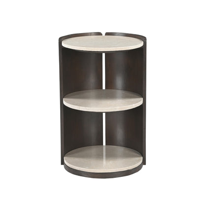 Niva Botticino Marble Nightstand 29cm Starfurn