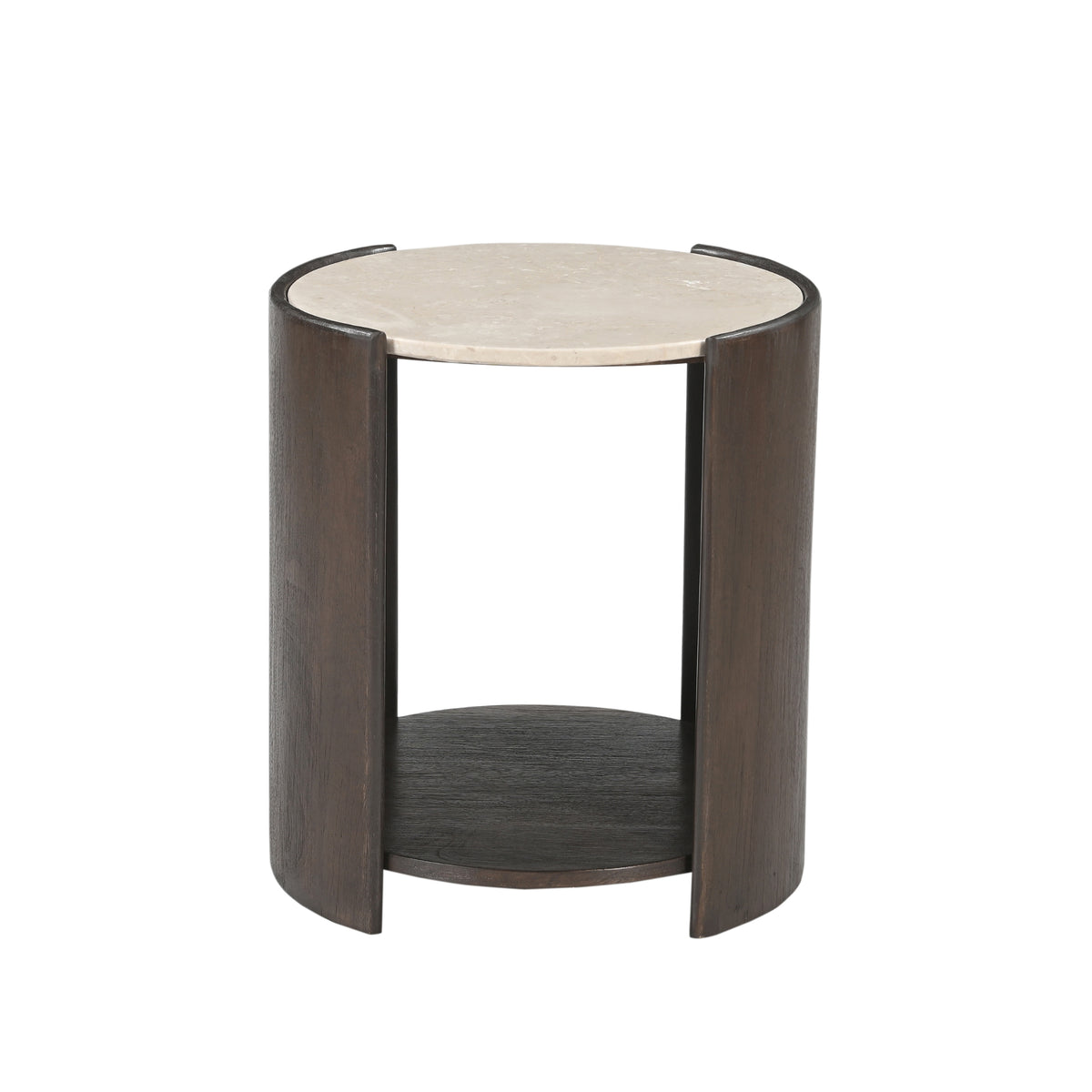 Side table Rune Botticino Marble 45cm Starfurn