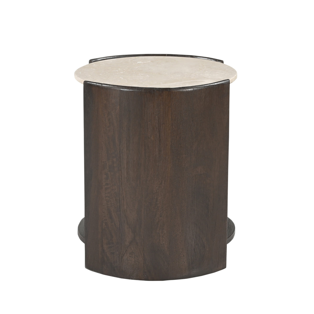 Side table Rune Botticino Marble 45cm Starfurn