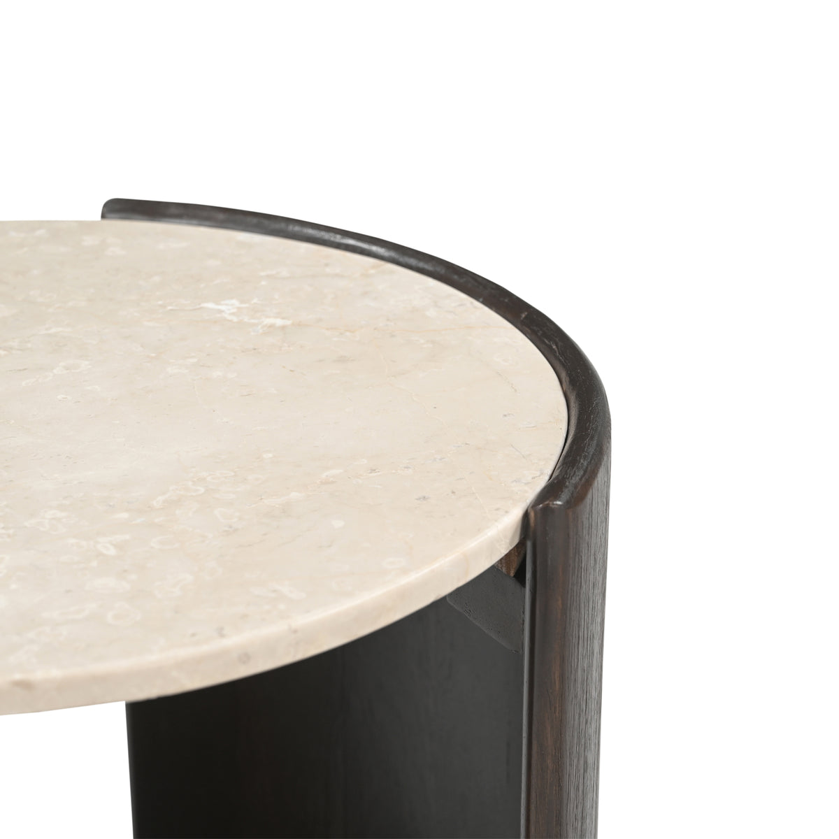 Side table Rune Botticino Marble 45cm Starfurn