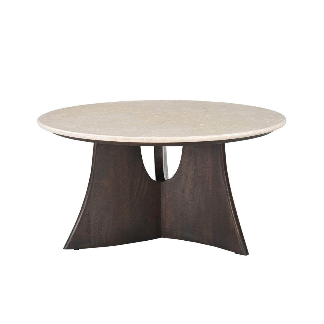 Coffee table Milo Botticino Marble 80cm Starfurn