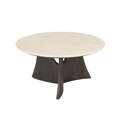 Coffee table Milo Botticino Marble 80cm Starfurn