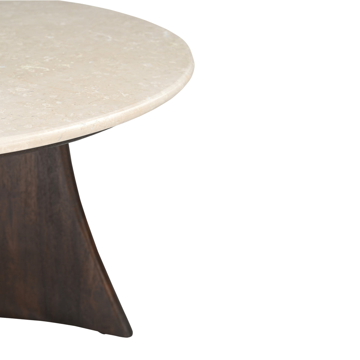 Coffee table Milo Botticino Marble 80cm Starfurn