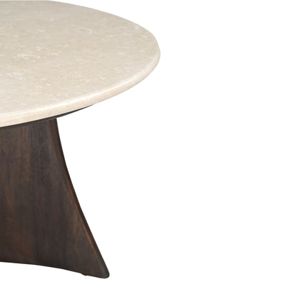 Coffee table Milo Botticino Marble 80cm Starfurn