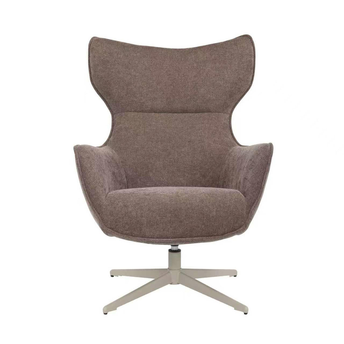 Armchair Julia Fabric Brown Starfurn