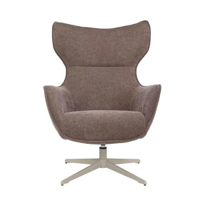 Armchair Julia Fabric Brown Starfurn