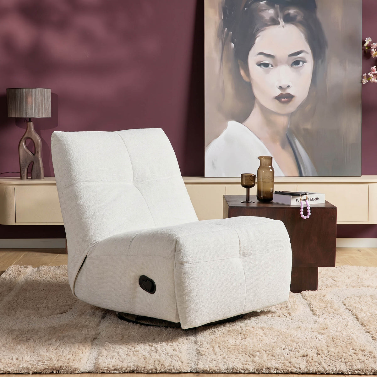 Relax armchair Lazy Fabric Natural Starfurn
