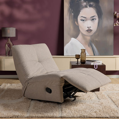 Relax armchair Lazy Fabric Taupe Starfurn