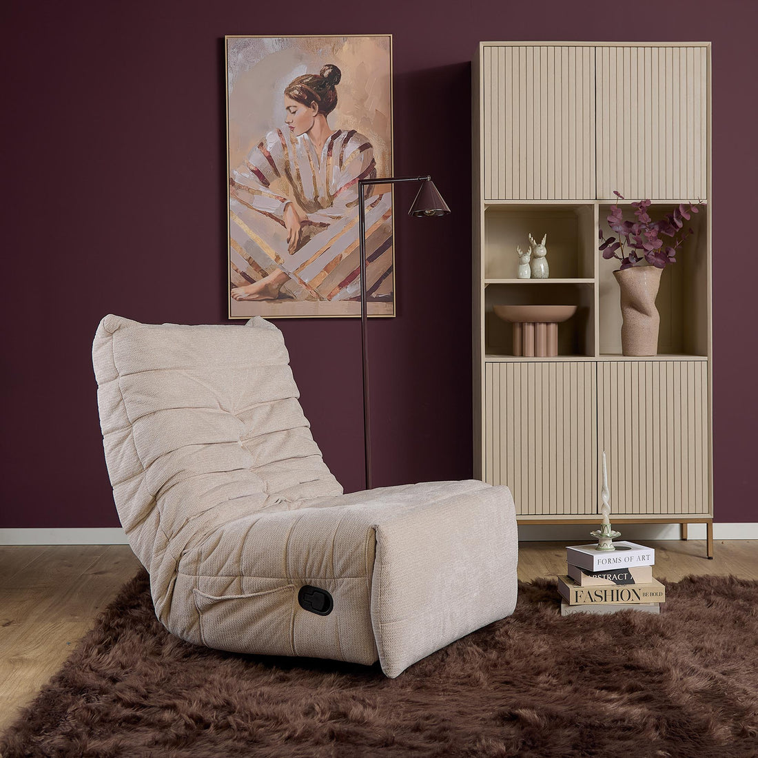 Relax armchair Zen Fabric Beige Starfurn