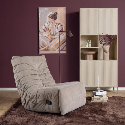 Relax armchair Zen Fabric Taupe Starfurn