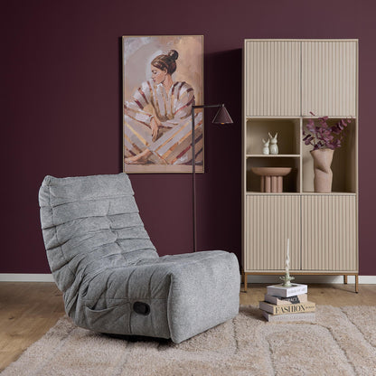 Relax armchair Zen Fabric Grey Starfurn