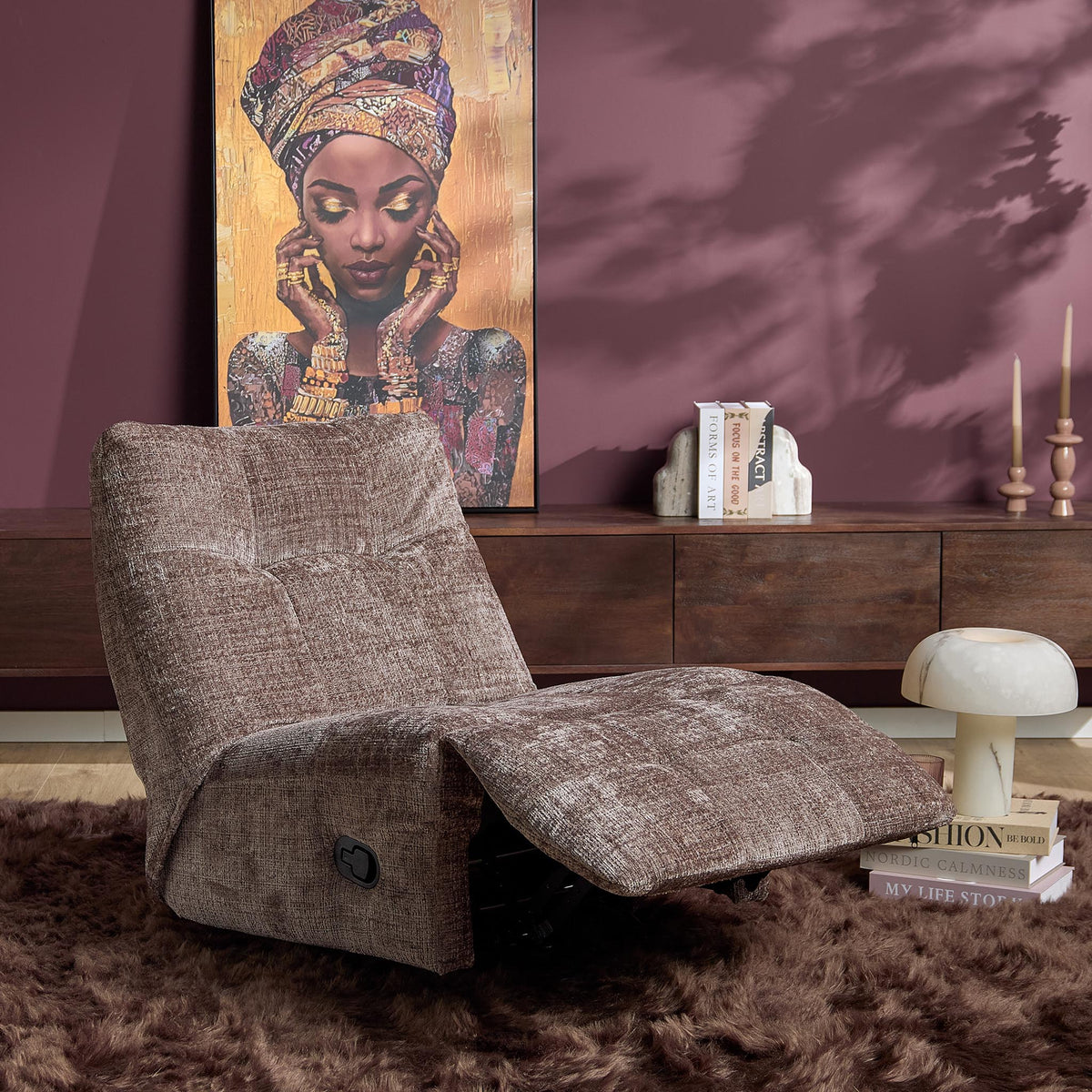 Relax armchair Chill Fabric Clay Starfurn