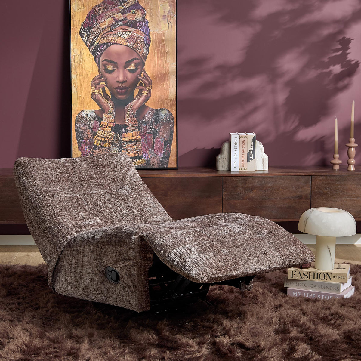 Relax armchair Chill Fabric Clay Starfurn