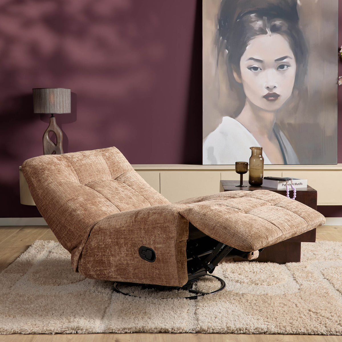Relax armchair Chill Fabric Cinnamon Starfurn