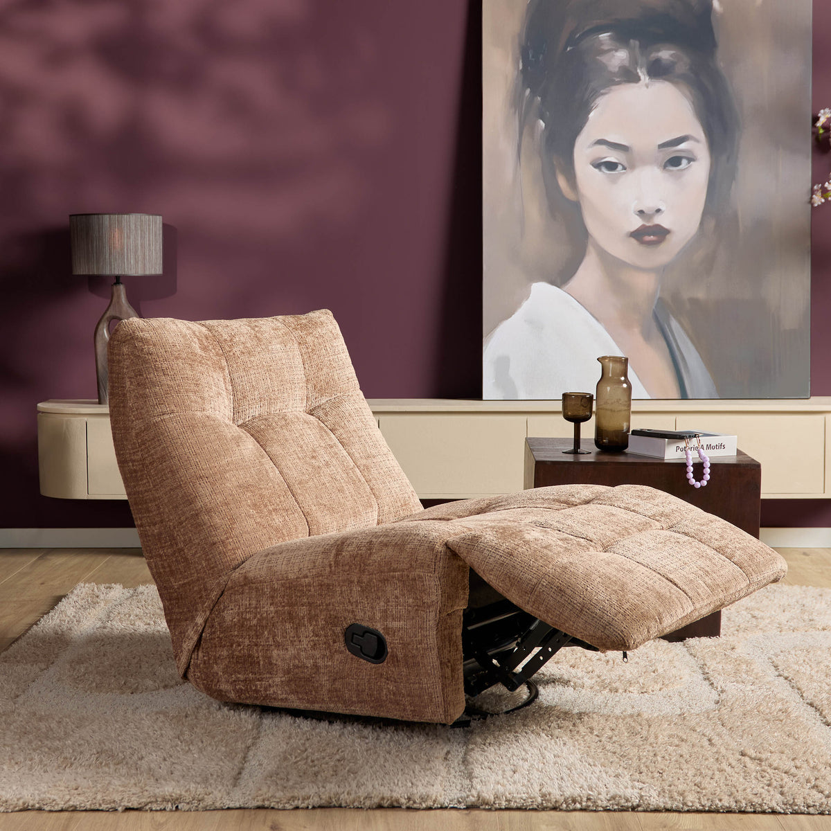Relax armchair Chill Fabric Cinnamon Starfurn