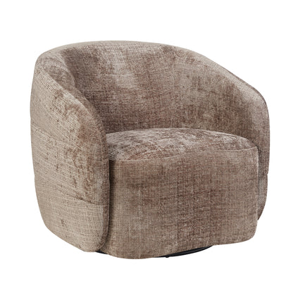 Armchair Yara Swivel Fabric Clay Starfurn