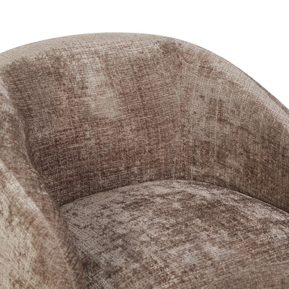 Armchair Yara Swivel Fabric Clay Starfurn