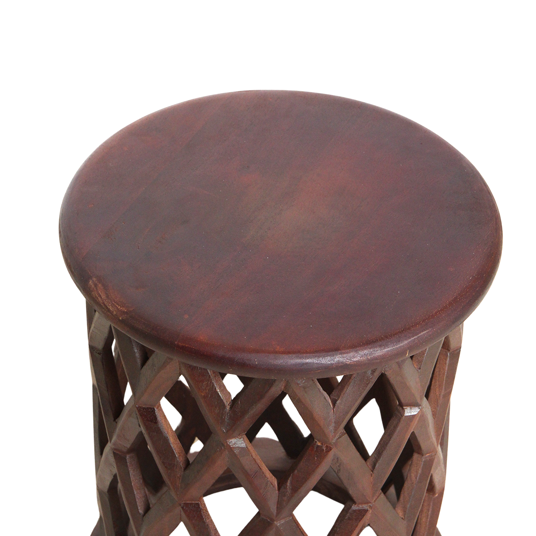 Side table/Stool Palau Brown Mango Wood Raw Materials