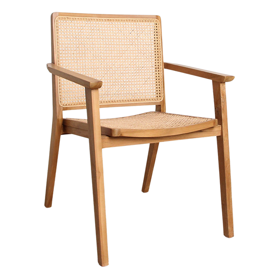 Nova Dining Chair Teak Set of 2 Raw Materials