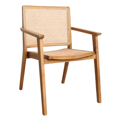 Nova Dining Chair Teak Set of 2 Raw Materials