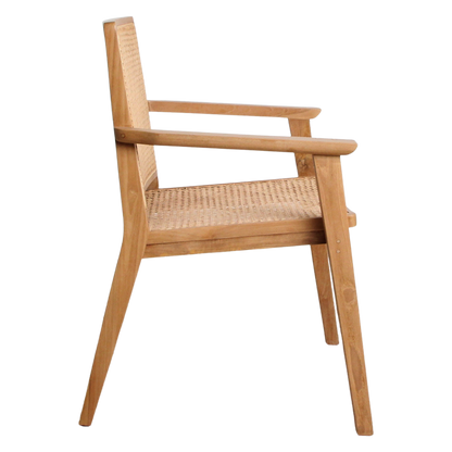Nova Dining Chair Teak Set of 2 Raw Materials