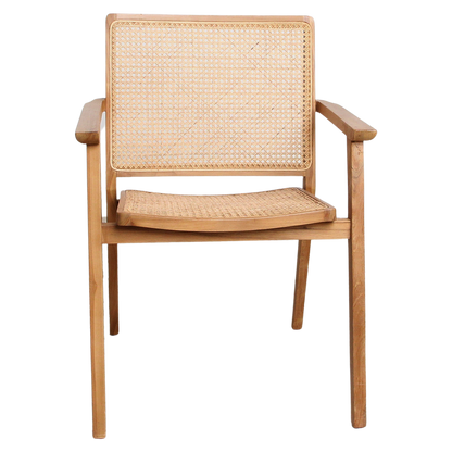 Nova Dining Chair Teak Set of 2 Raw Materials