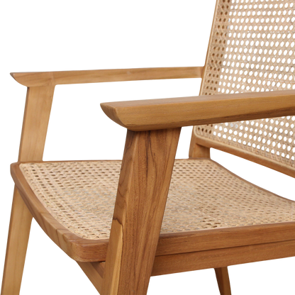 Nova Dining Chair Teak Set of 2 Raw Materials