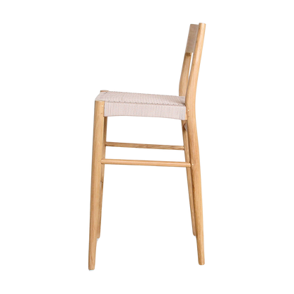 Bar stool Freya Teak wood Outdoor Raw Materials
