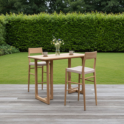 Bar stool Freya Teak wood Outdoor Raw Materials