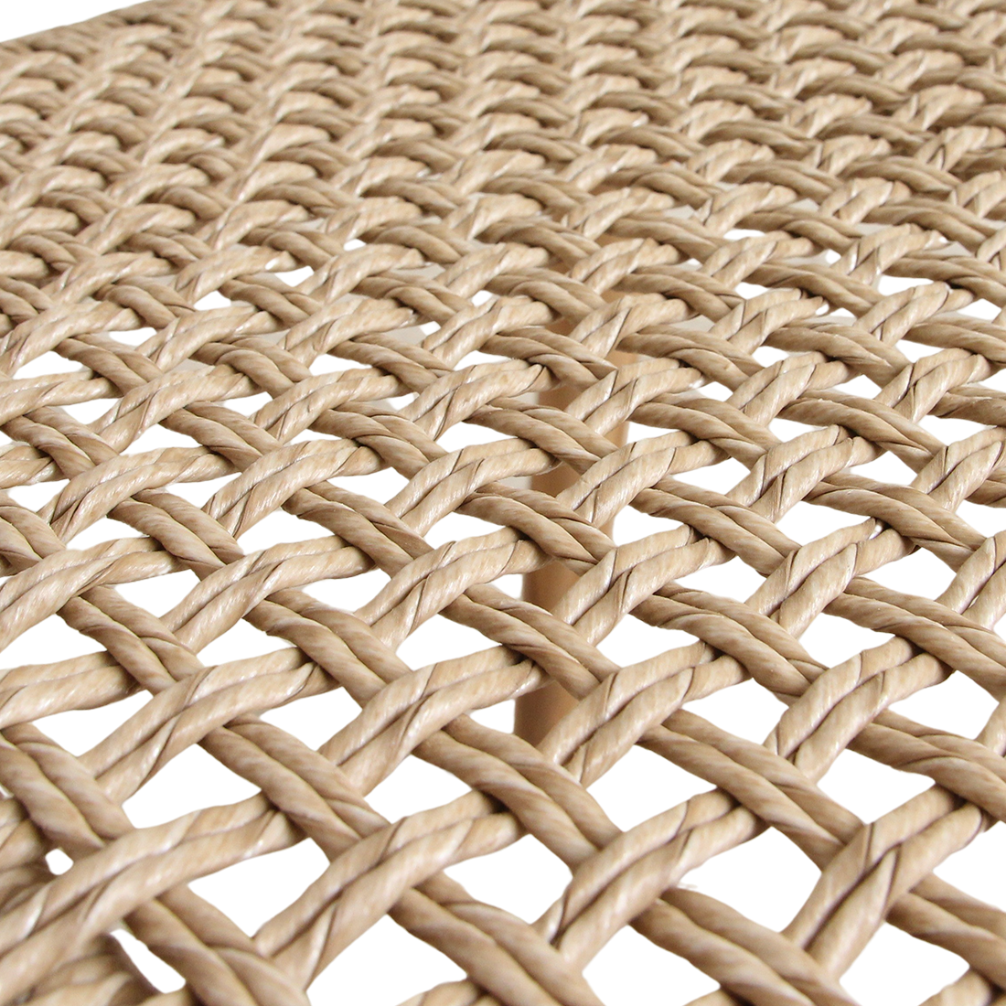 Verano Patio Chair without Armrest Natural Set of 2 Raw Materials
