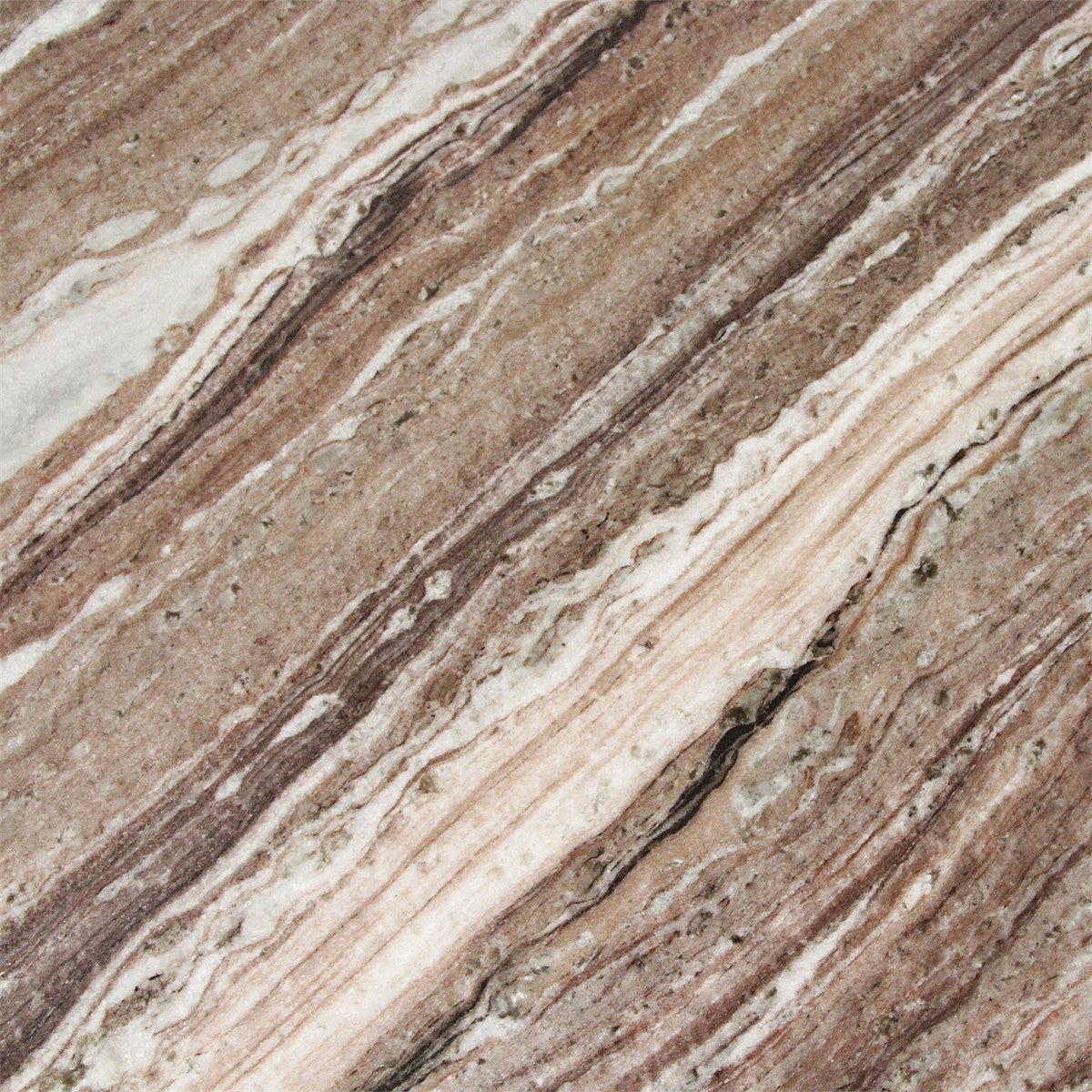 Coffee Table Marble Fantasy Oval Brown Raw Materials