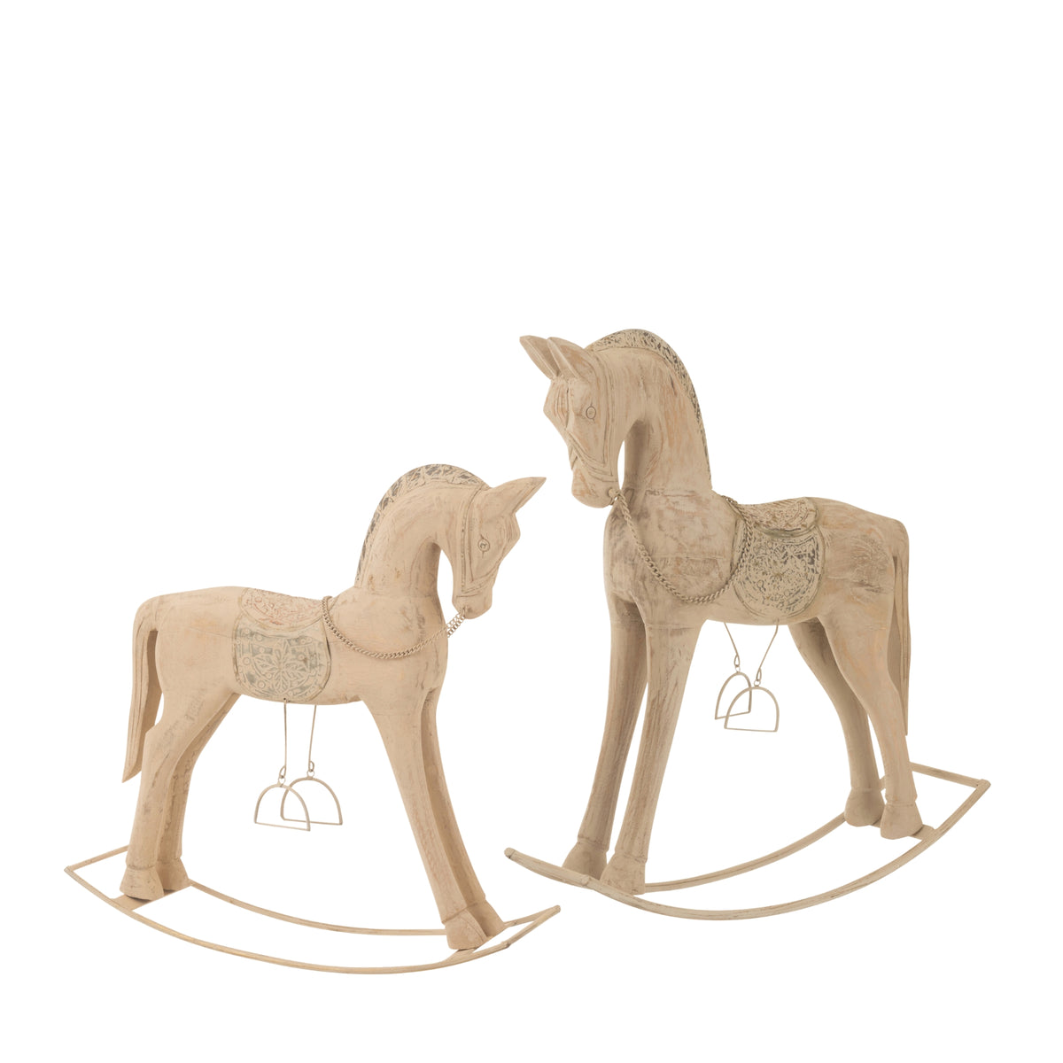 Rocking Horse Topo Mango Wood Natural Small J-Line